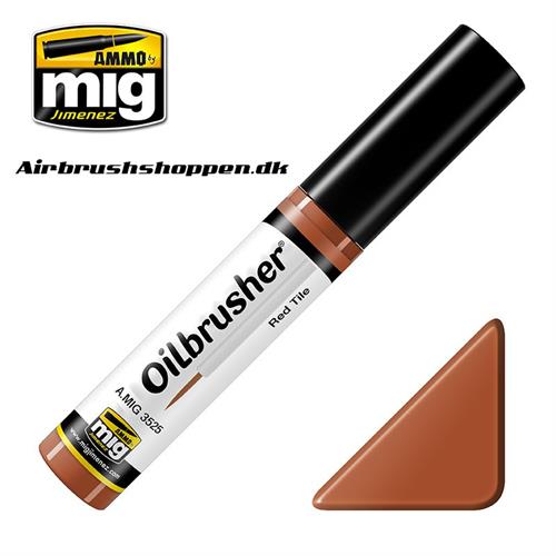  A.MIG 3525 Red Tile Oilbrusher 